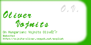 oliver vojnits business card